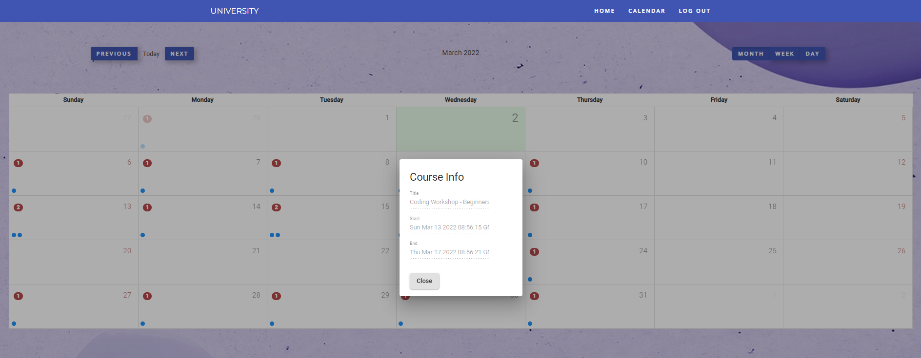 University Project - Frontend | university-frontend