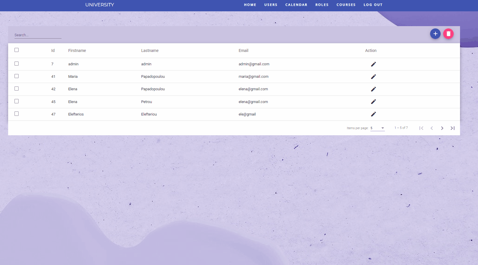 University Project - Frontend | university-frontend